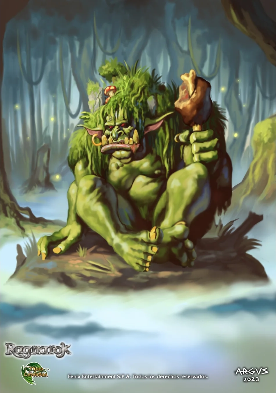Ilustración de la baraja Juego puro Shrek